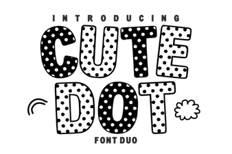 Playful Dot Duo Font for Creative Projects
