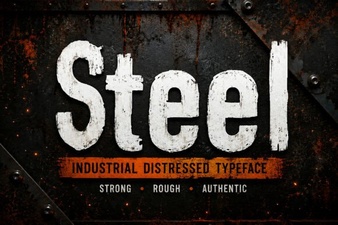 Steel Font: Bold Industrial Typography for Modern Design