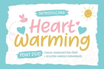 Heart Warming Font: Cozy Typography for Inviting Designs