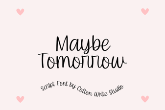 Maybe Tomorrow Font: Creative Uses and Design Inspiration