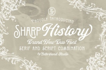 Sharp History Serif Font – Classic Elegant Typeface with Sharp Details